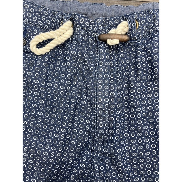 Los Angeles Third & Army Men's Shorts Size 34 Blue Geometric Print Cotton Casual - Picture 6 of 14